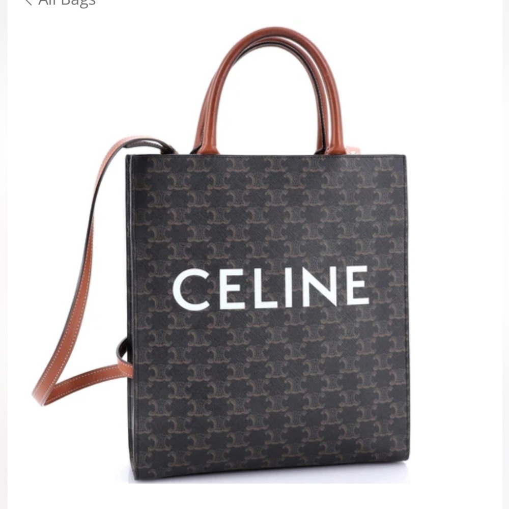 Celine Vertical Cabas Tote Triomphe